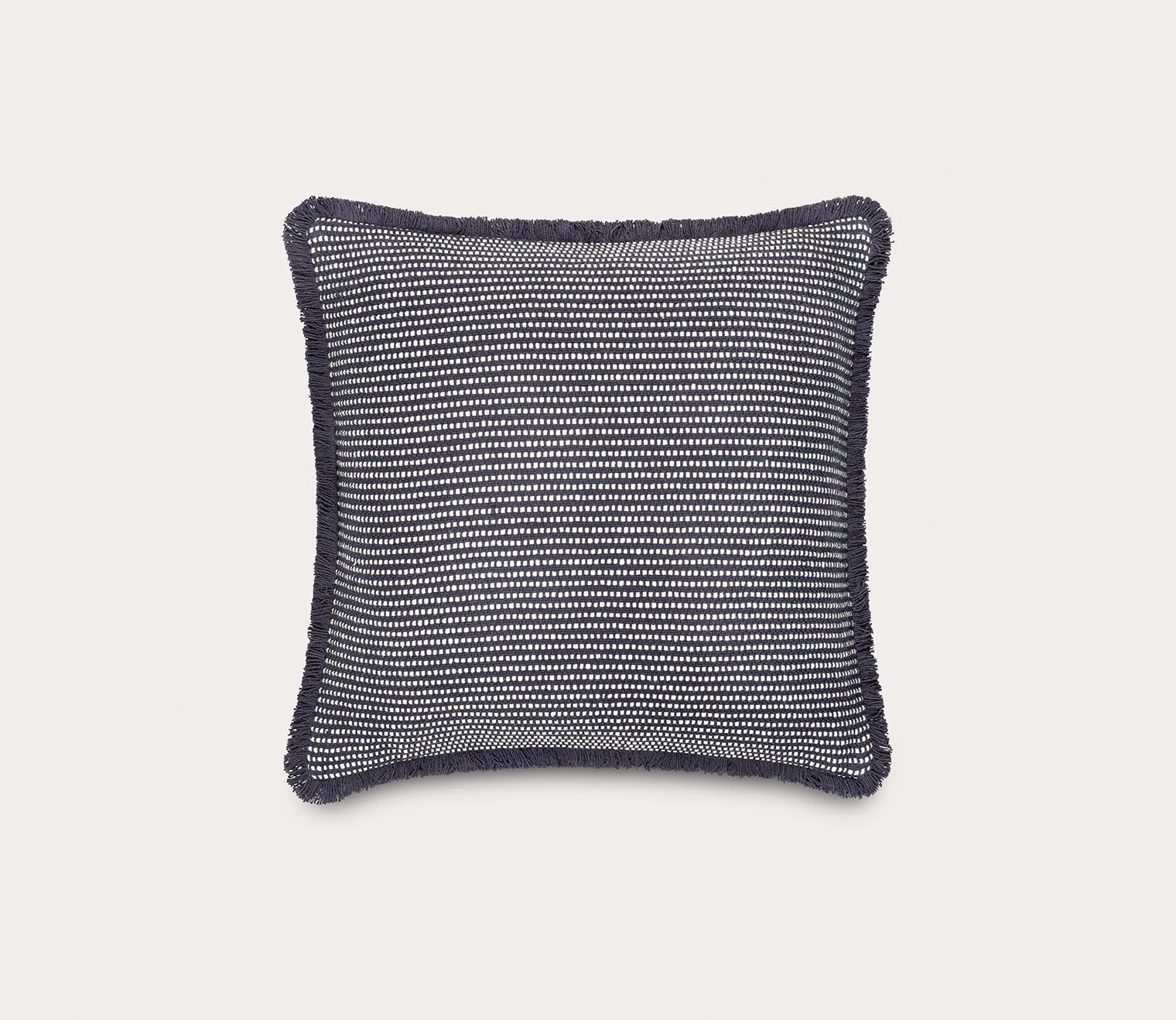 Surya Cotton Fringe Decorative Pillow