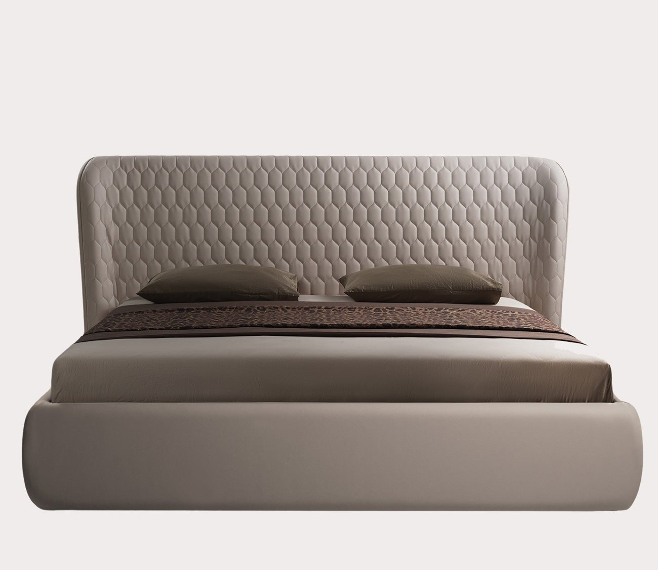 Agoura Leather Upholstered Storage Bed