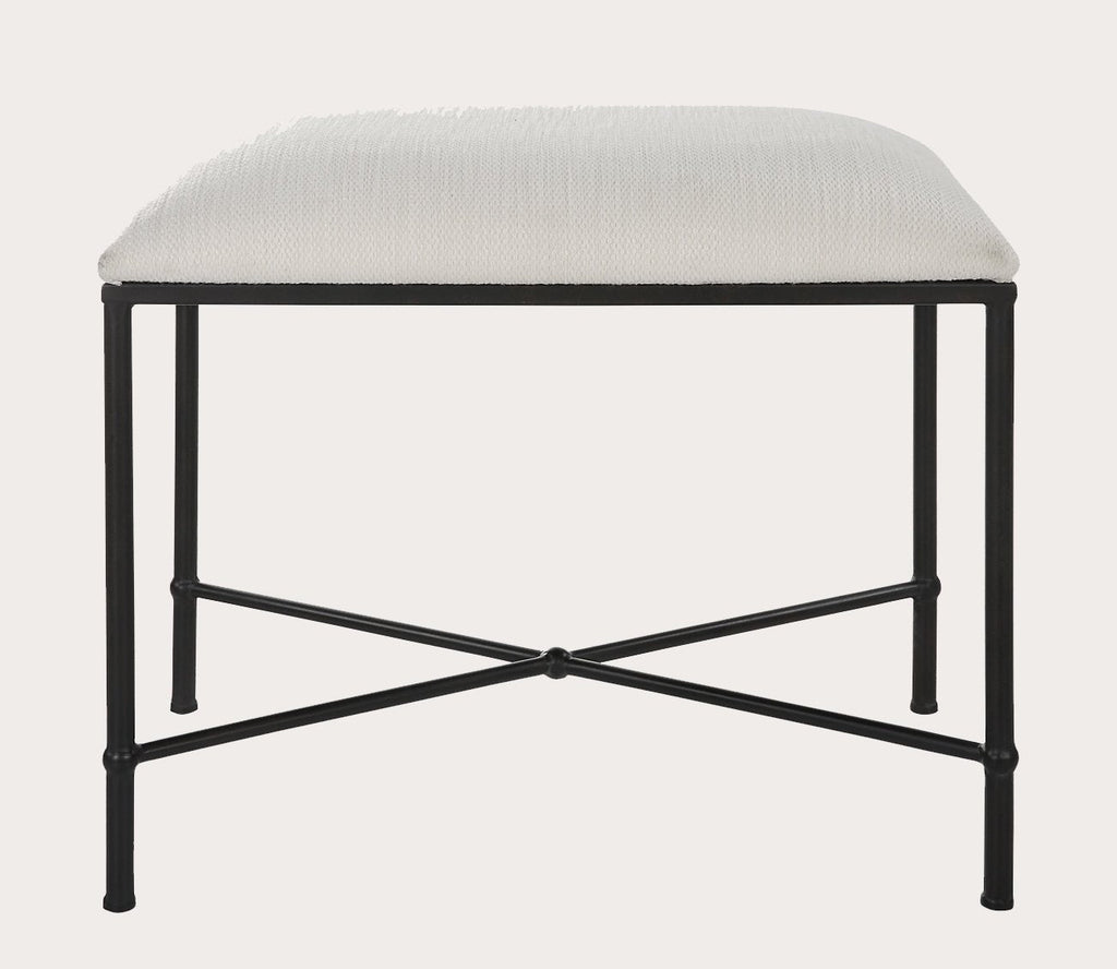 Avenham Small Black Framed Bench