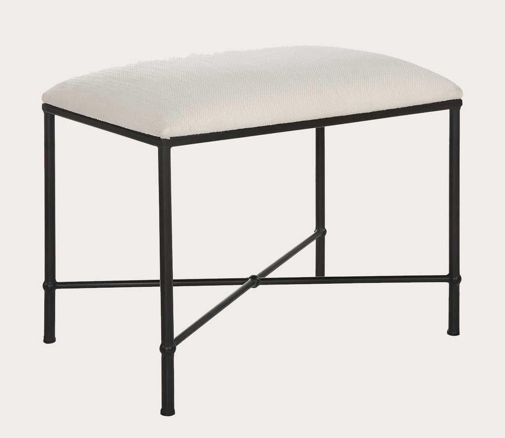 Avenham Small Black Framed Bench