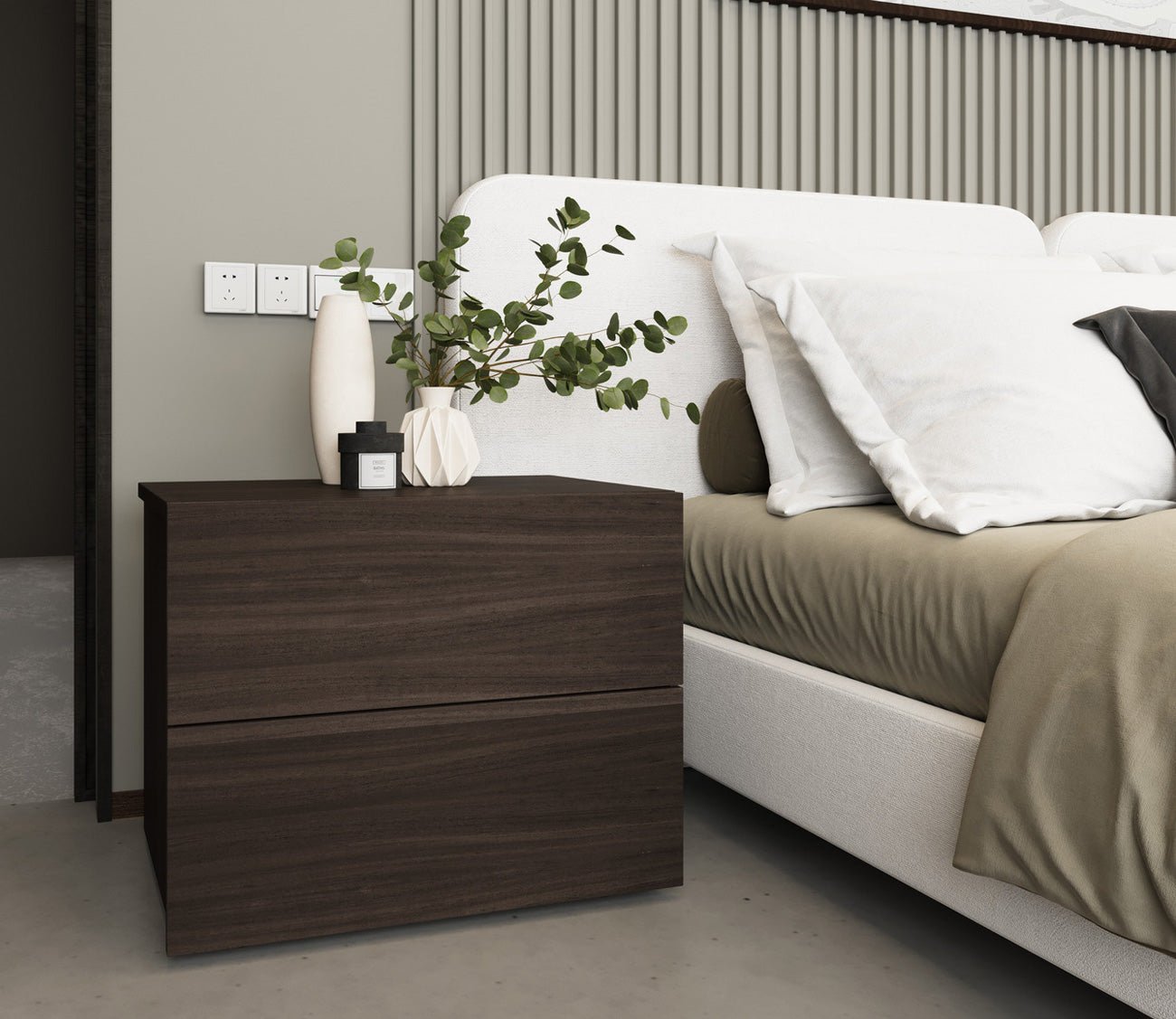 Ayla 2-Drawer Nightstand