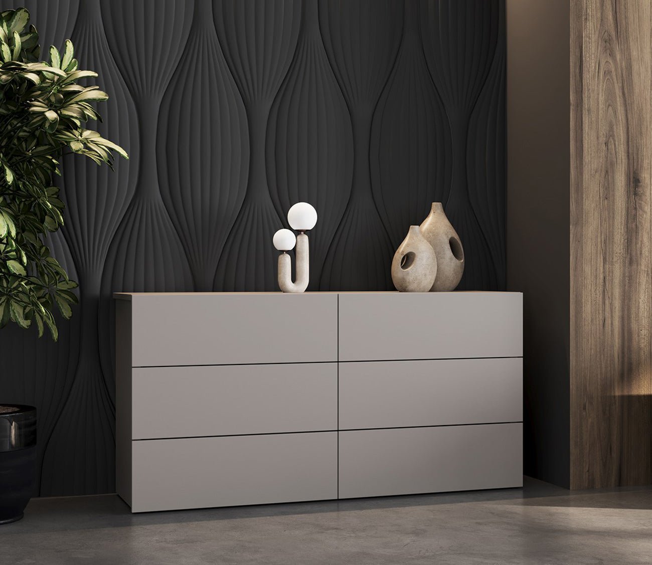 Ayla 6-Drawer Double Dresser