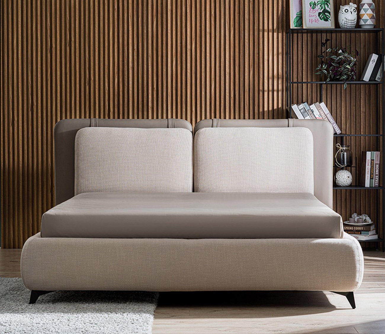 Ayla Linen Upholstered Storage Bed
