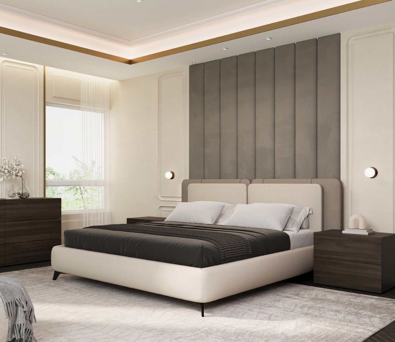 Ayla Linen Upholstered Storage Bed