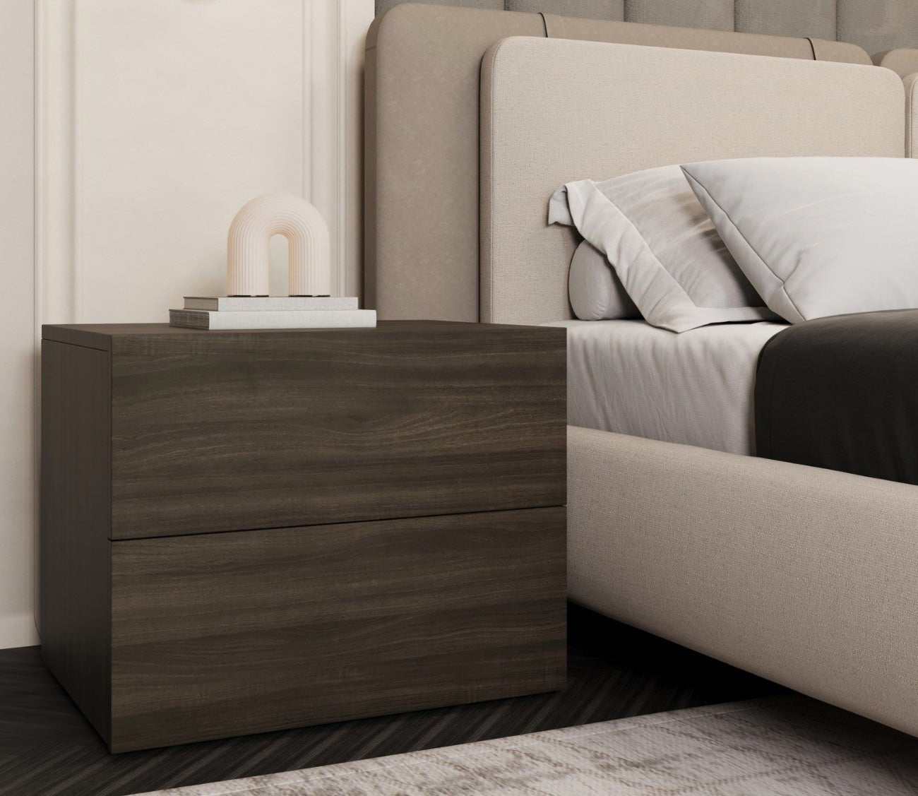 Ayla Linen Upholstered Storage Bed