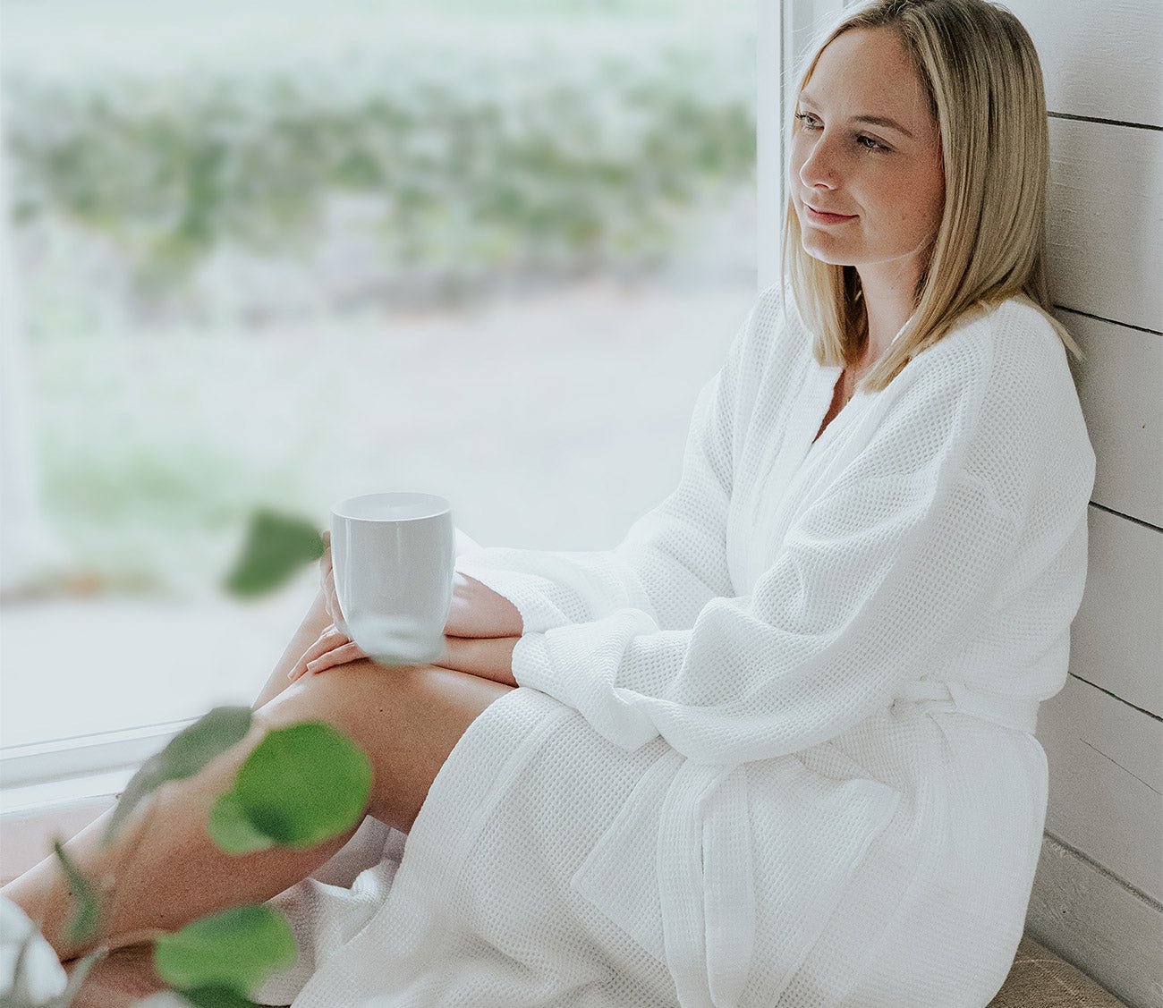 Cariloha Bamboo Waffle Knit Robe