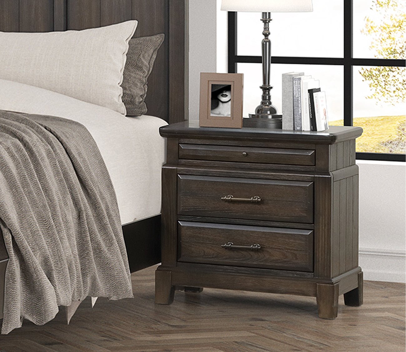 Bellamy Lane 3-Drawer Nightstand