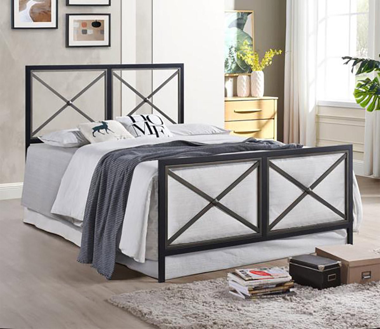 City Mattress Brody Metal Bed