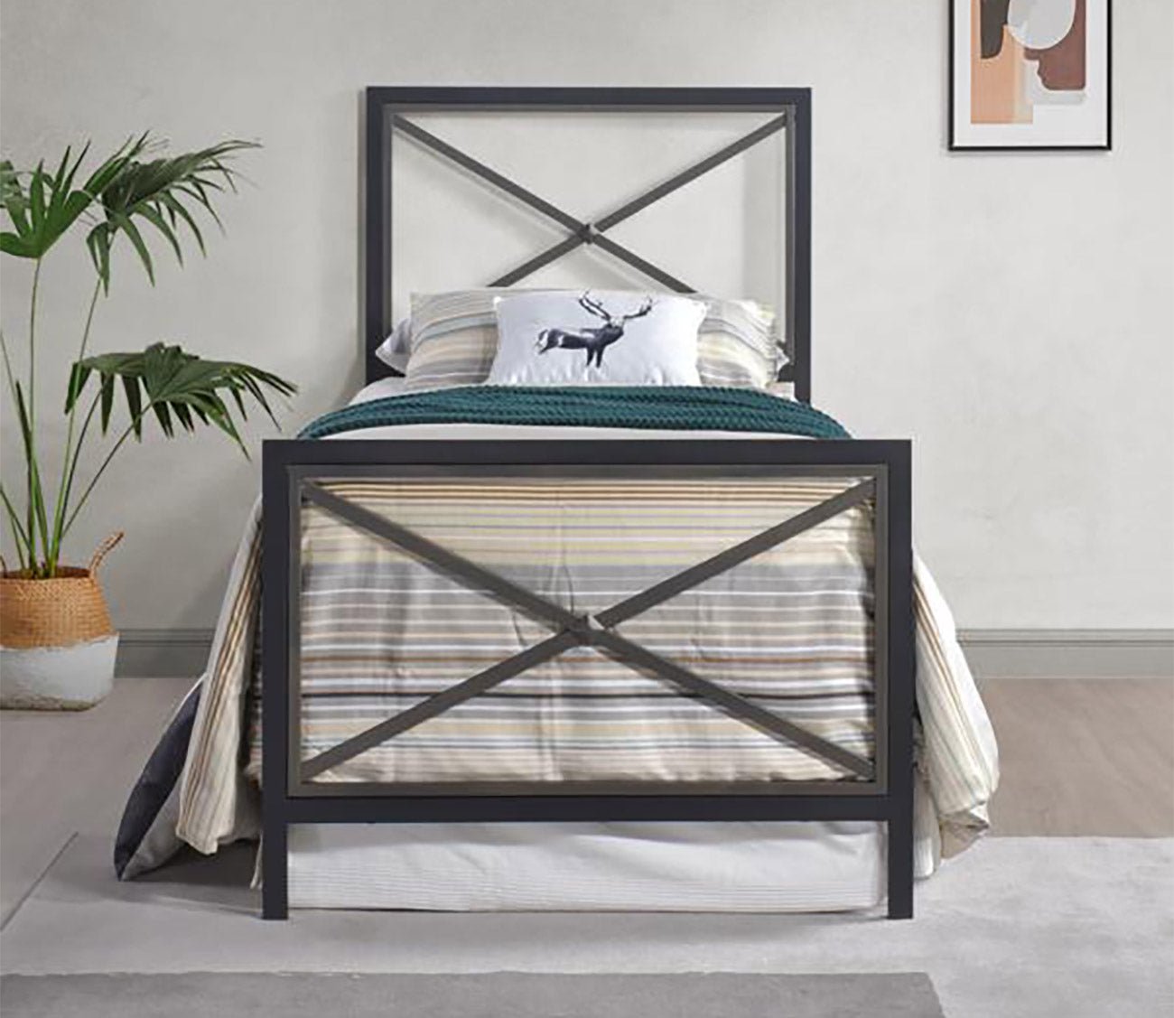 City Mattress Brody Metal Bed