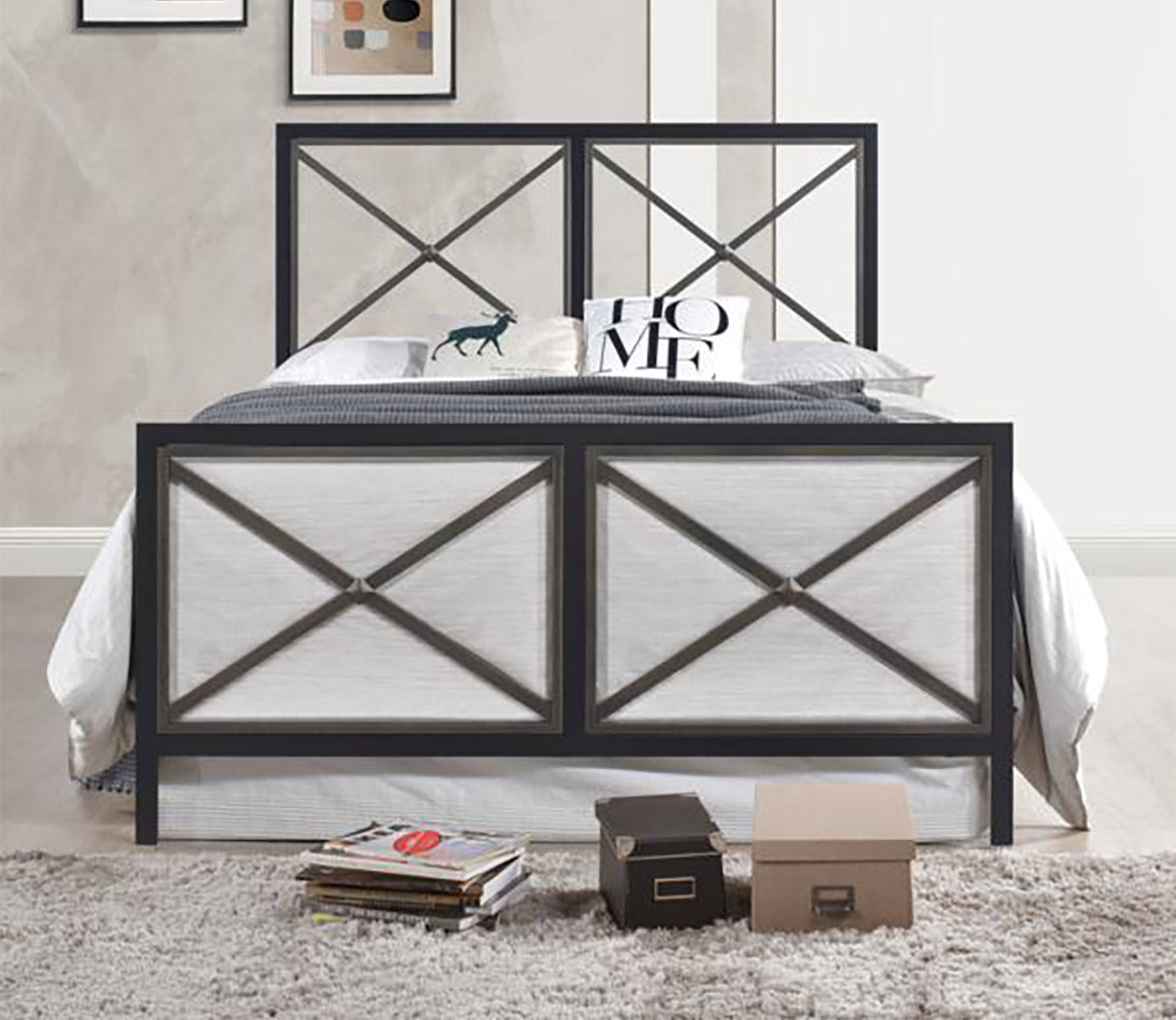 City Mattress Brody Metal Bed