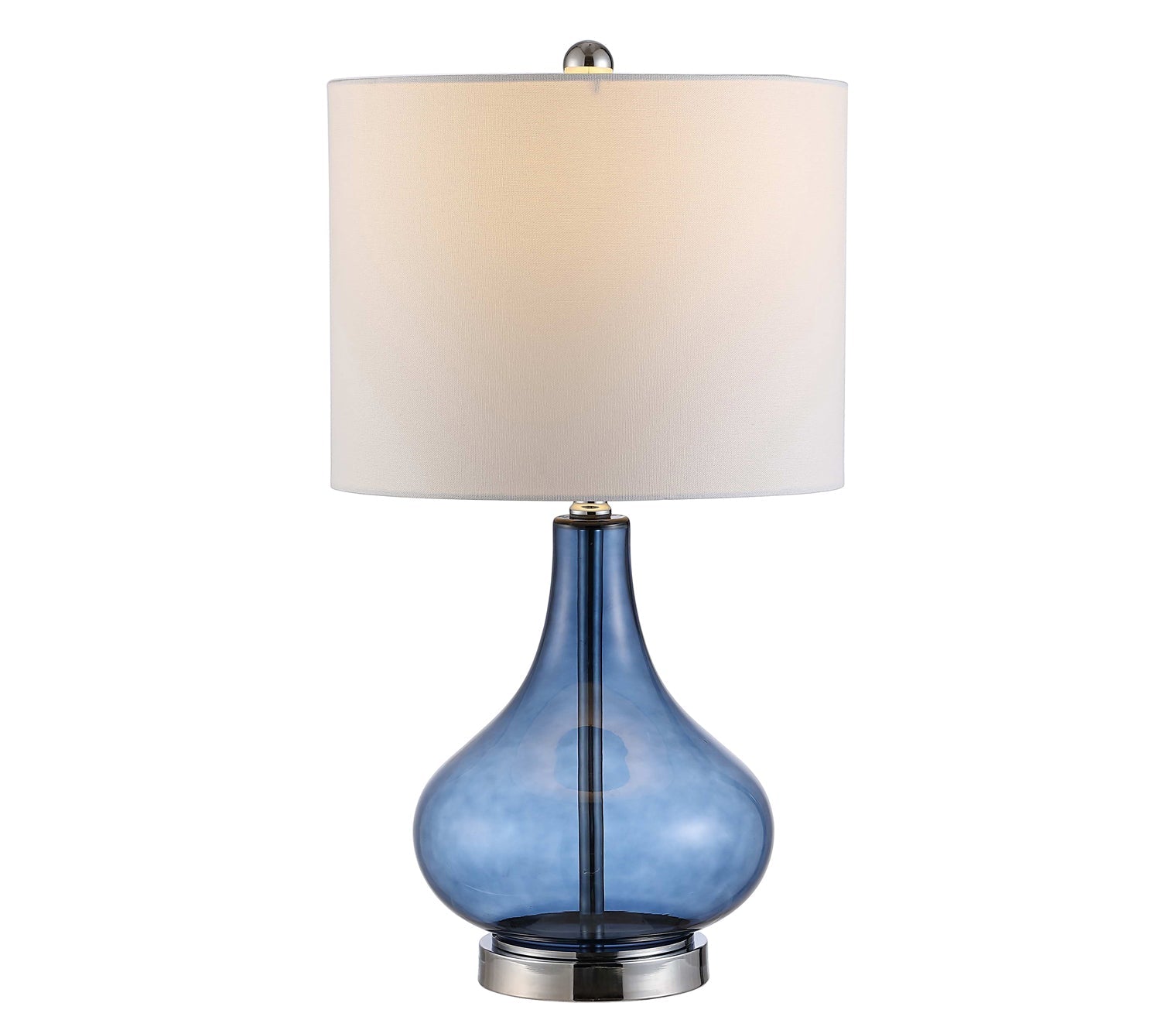 Brooks Blue Glass Table Lamp