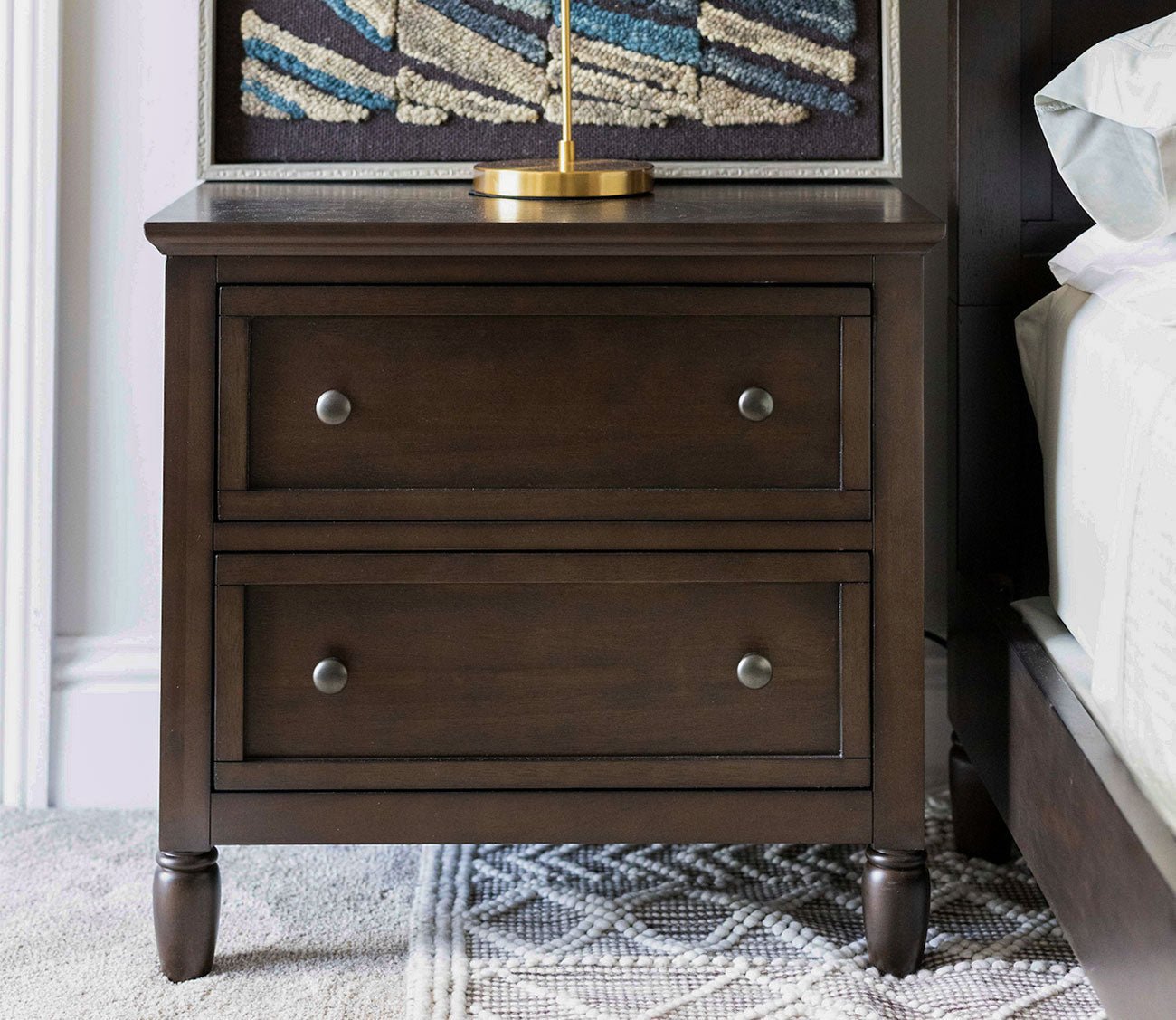 Delnoir 2-Drawer Nightstand
