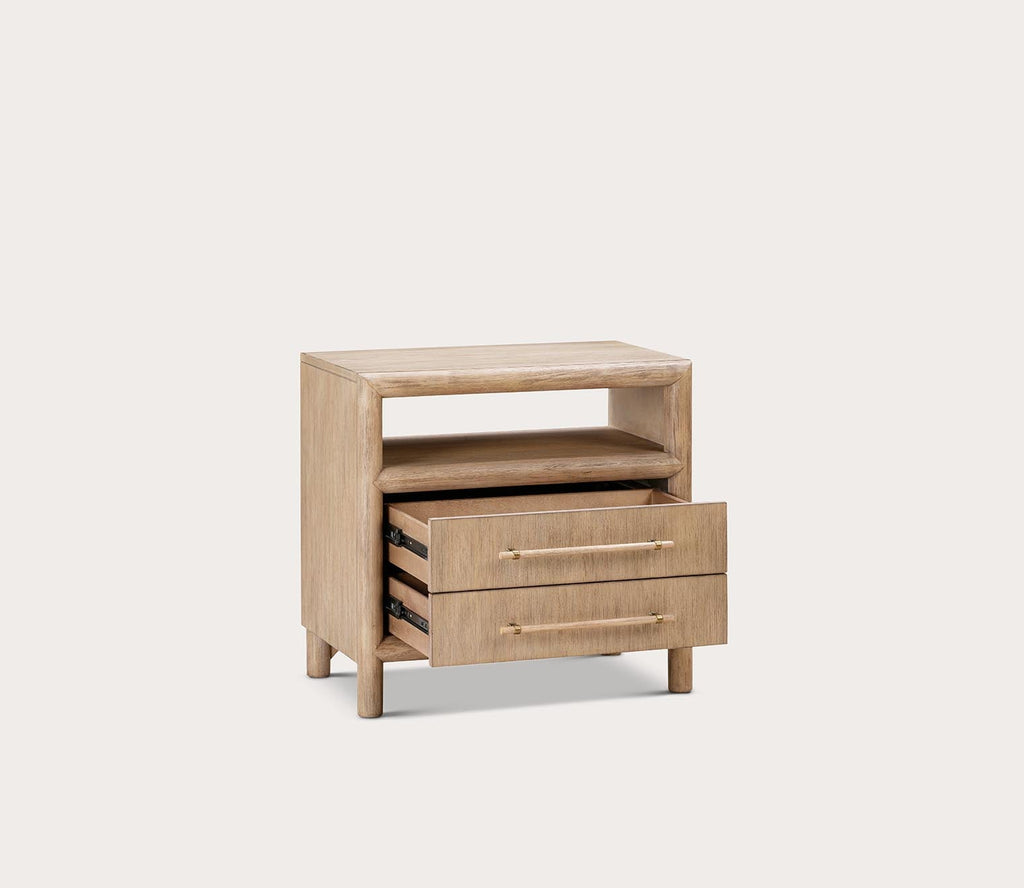 Dorsey 2-Drawer Nightstand with USB