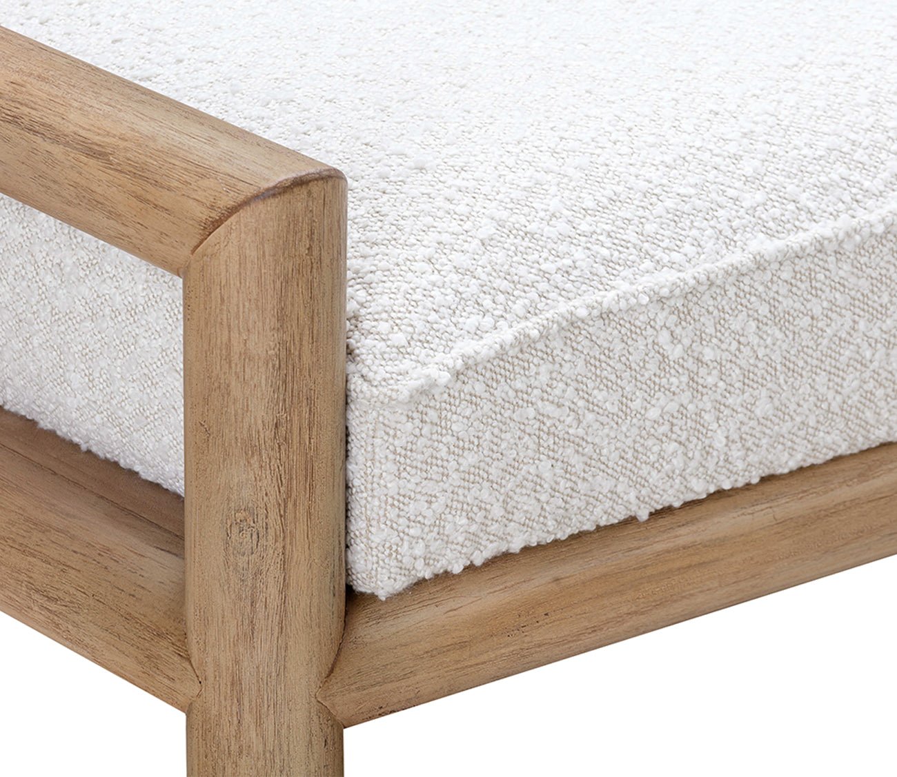 Dorsey Boucle Upholstered Accent Bench