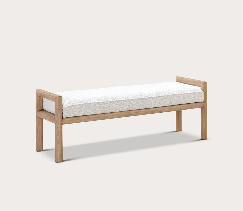 Dorsey Boucle Upholstered Accent Bench