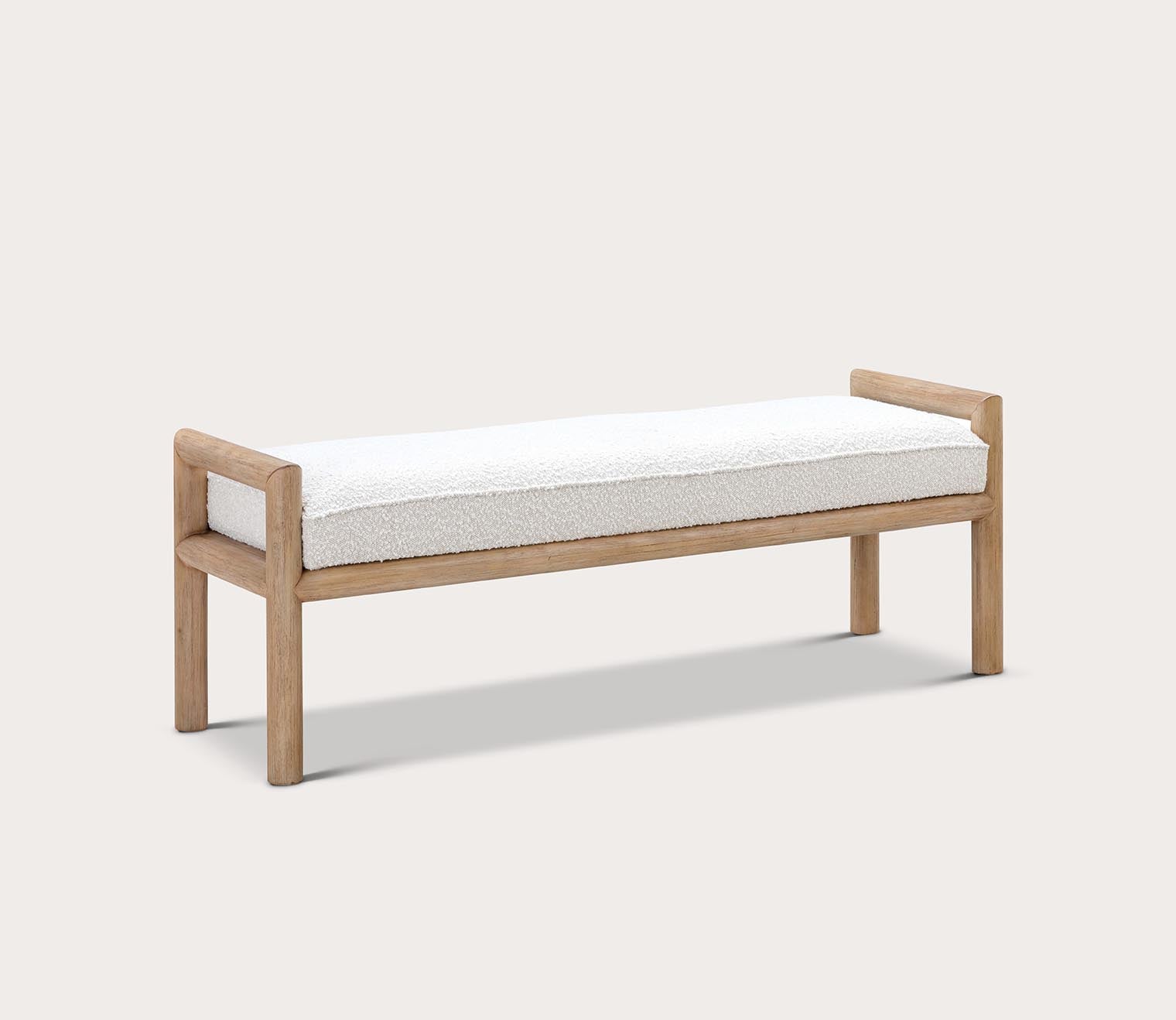 Dorsey Boucle Upholstered Accent Bench