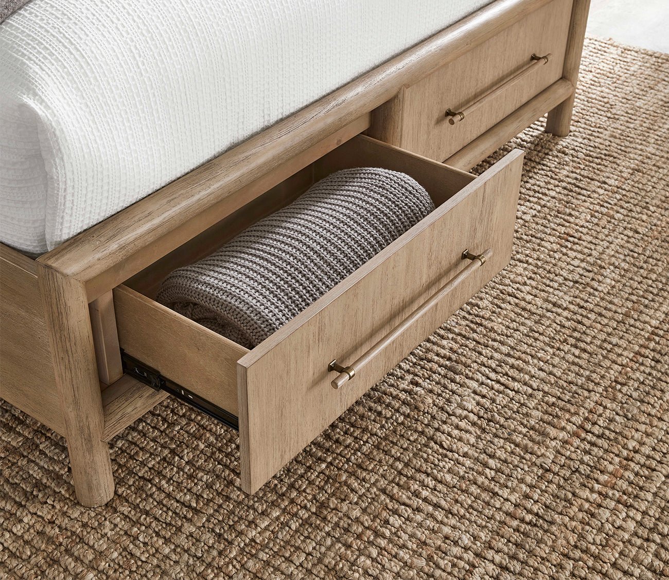 Dorsey Wood Storage Bed