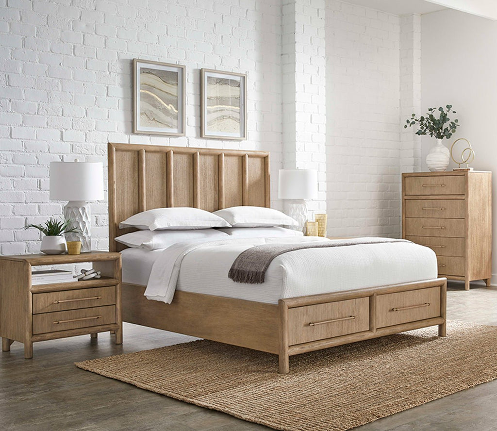 Dorsey Wood Storage Bed