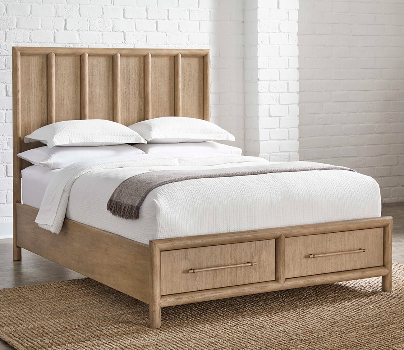 Dorsey Wood Storage Bed