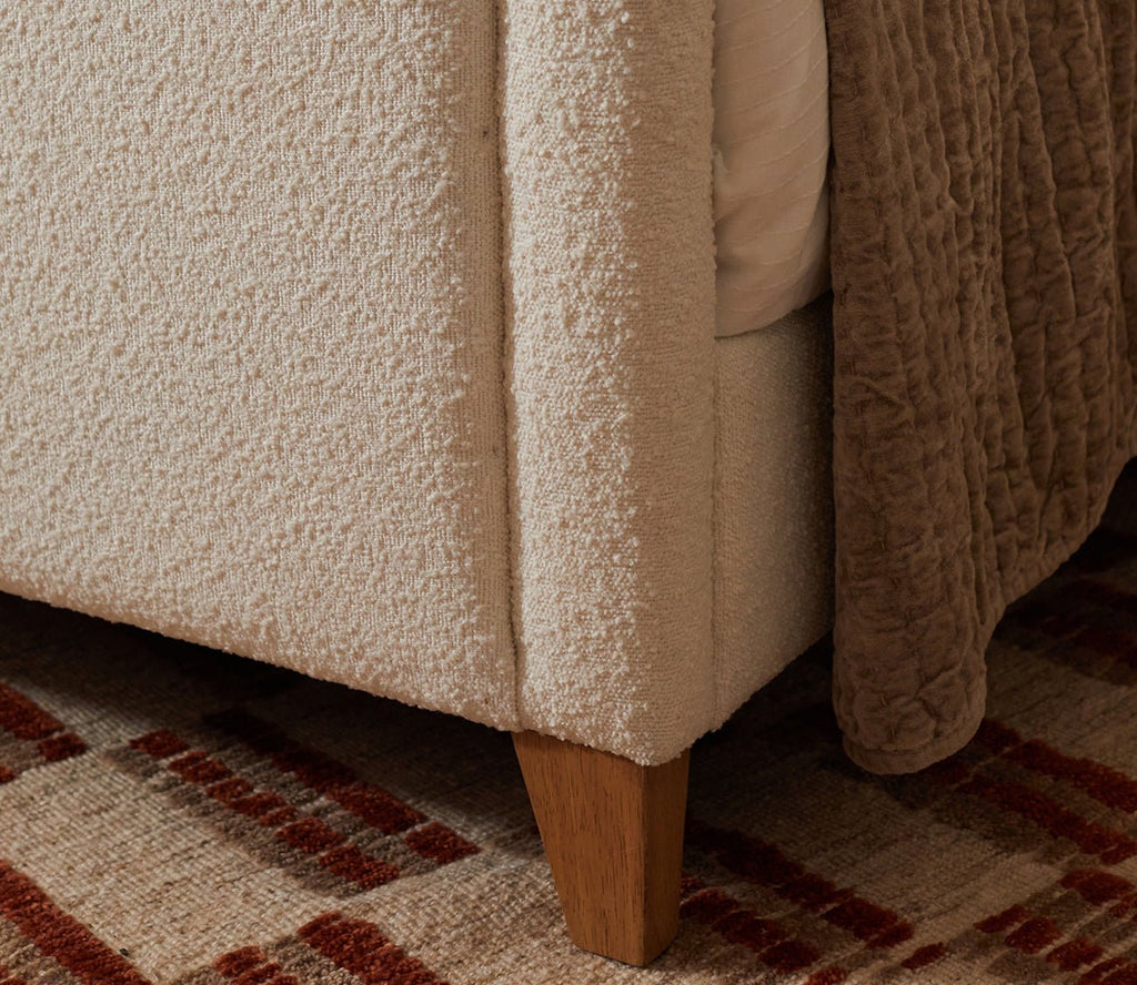 CM Home Dover Boucle Upholstered Bed