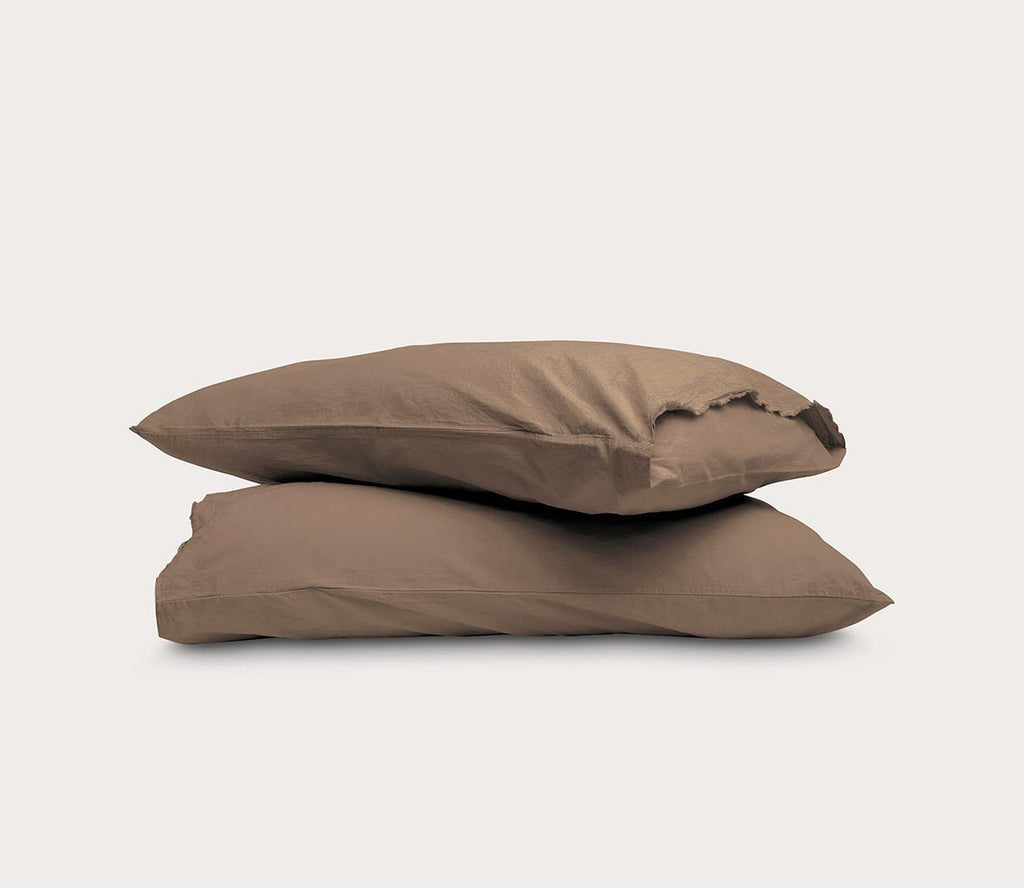 Dr. Weil Garment Washed Percale Pillowcases