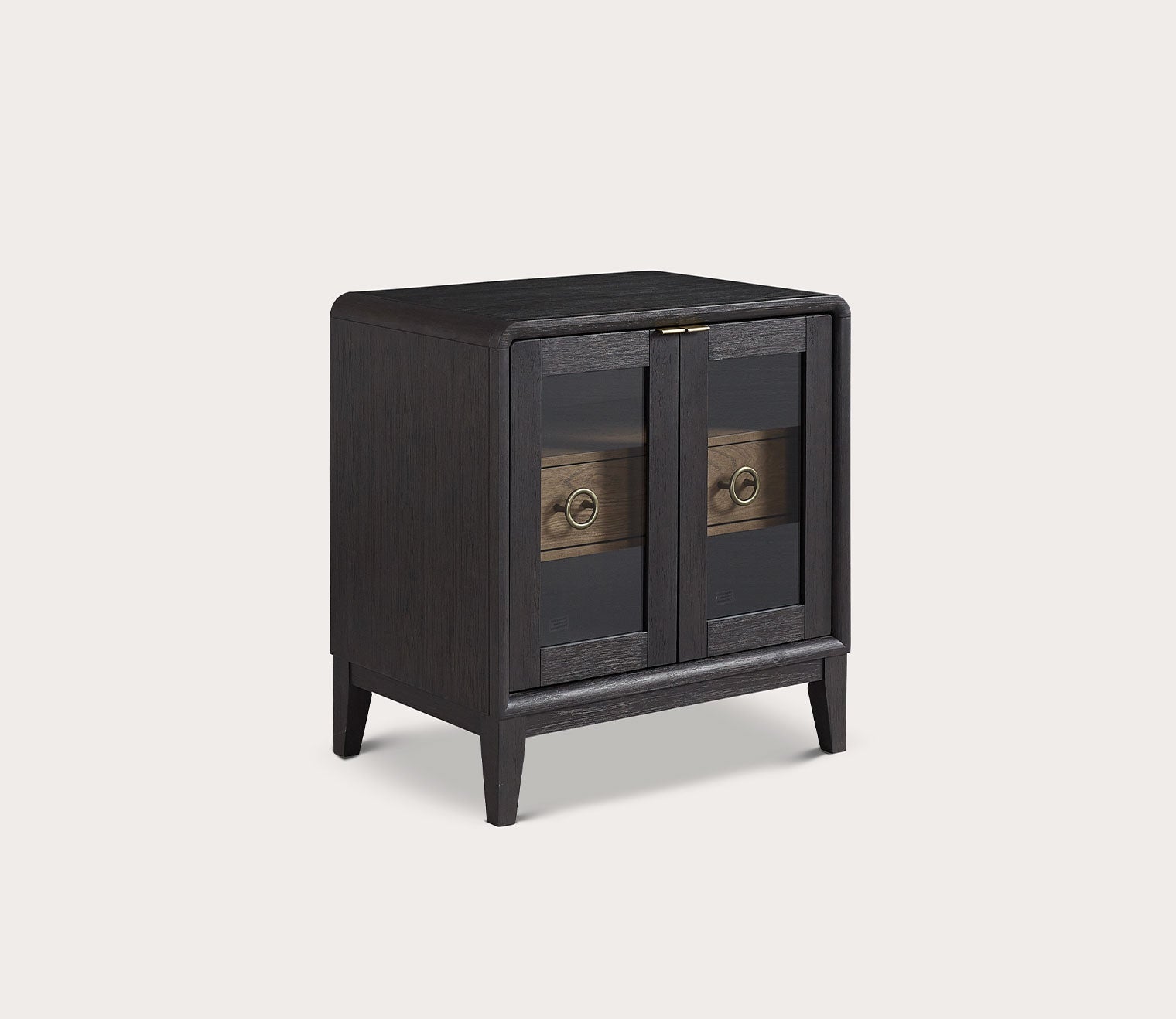 Elure Glass Door Nightstand