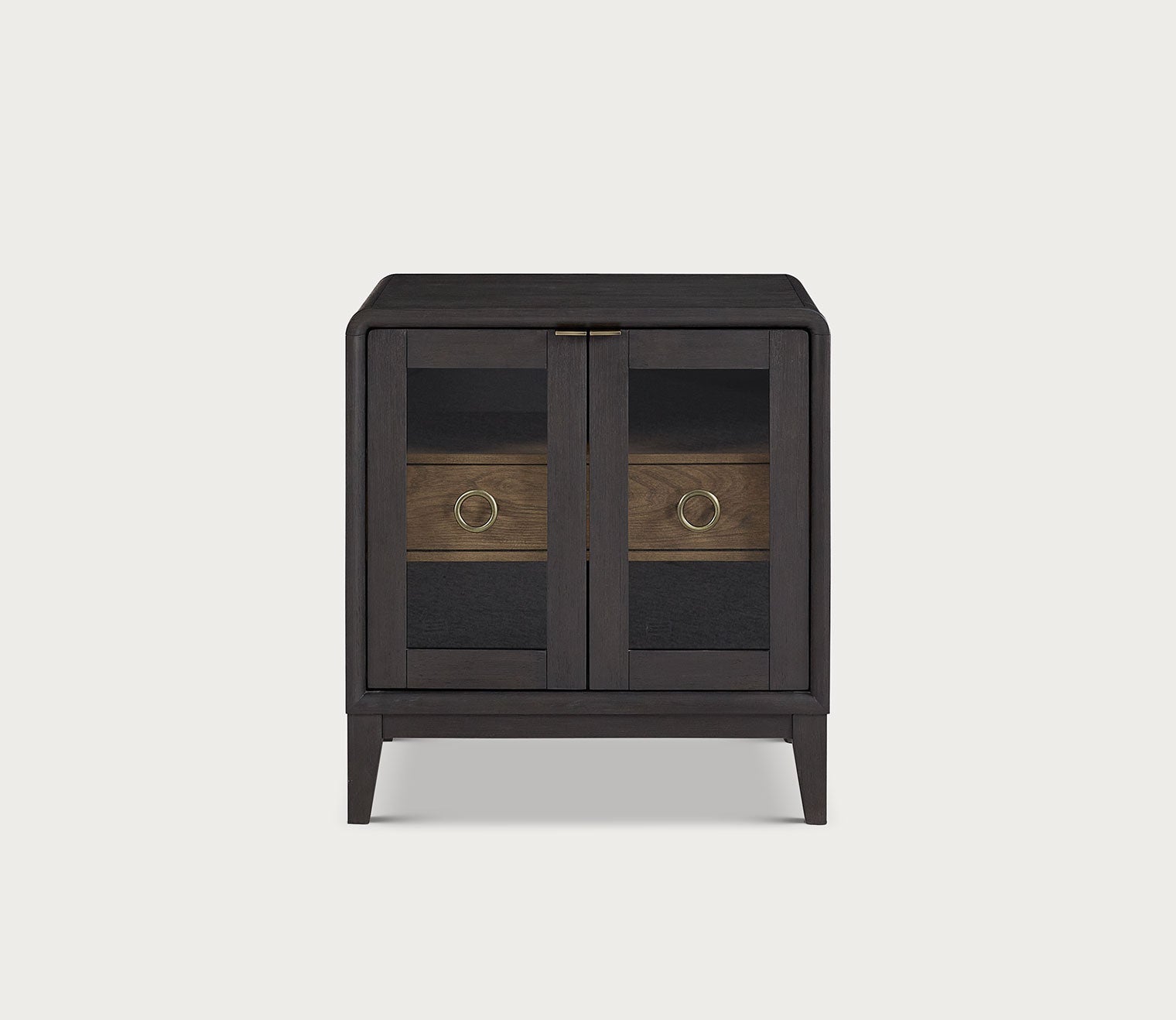 Elure Glass Door Nightstand
