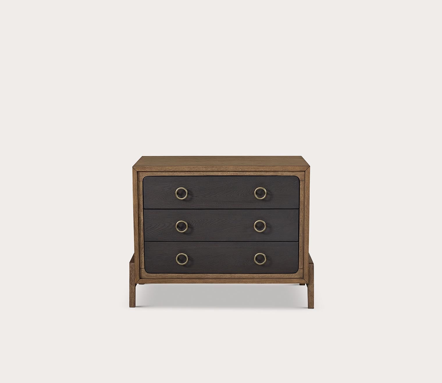Elure Two-Tone Wood Bachelor Chest