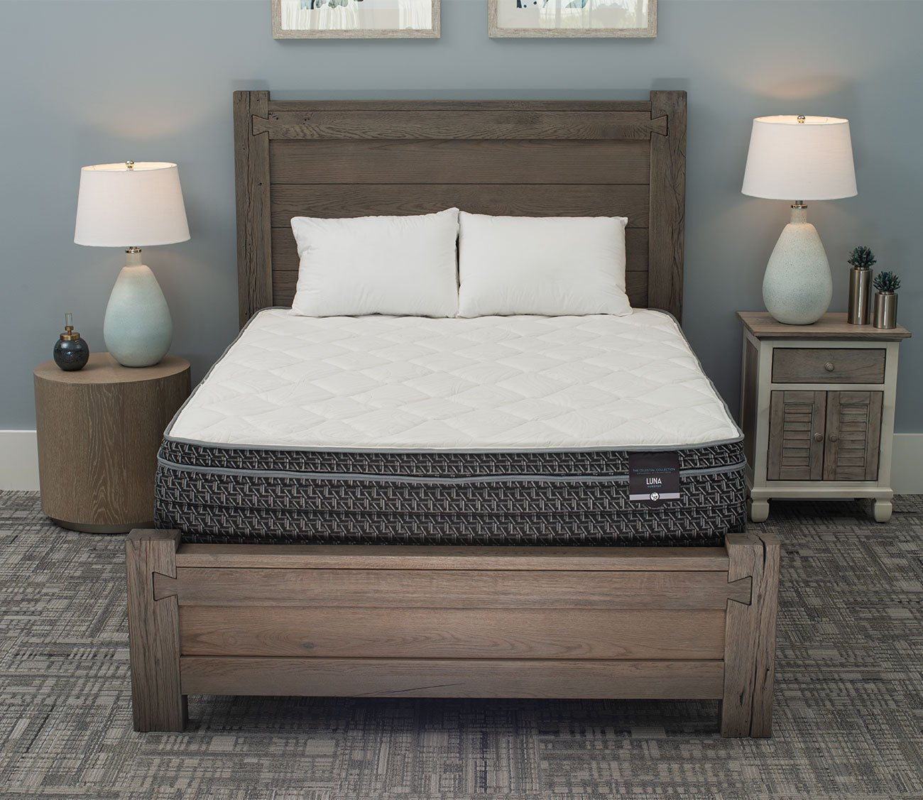 City Mattress Celestial Luna Euro Pillow Top Innerspring Mattress