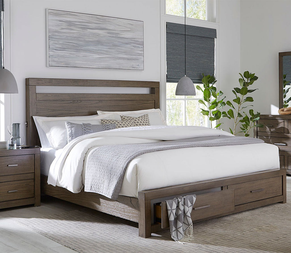 Aspen Home Modern Loft Storage Bed Bedroom Set