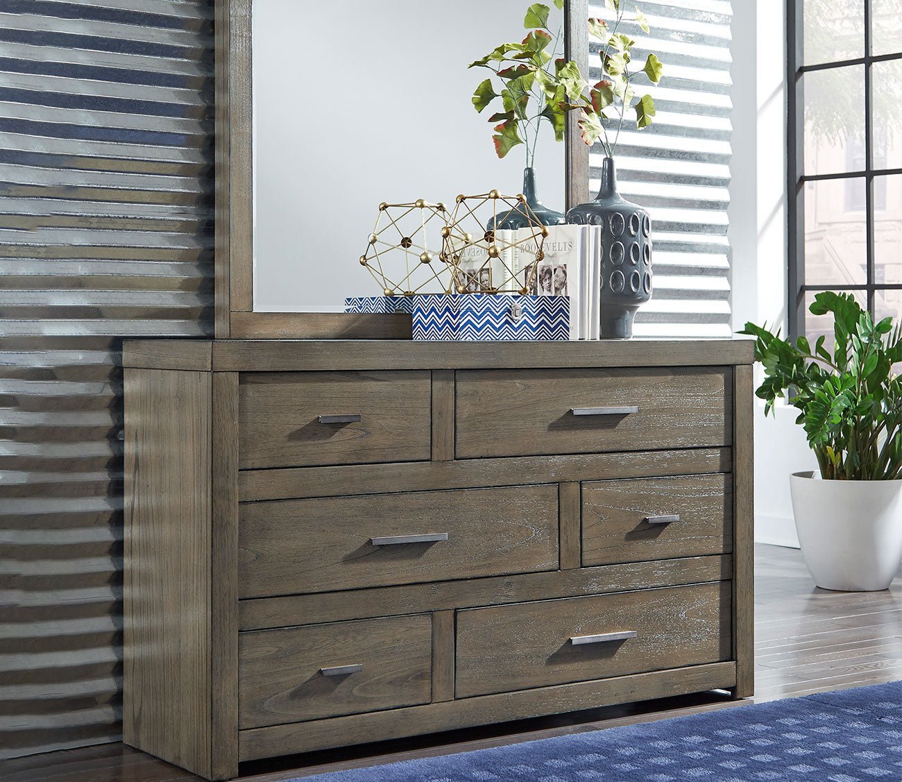 Aspen Home Modern Loft Storage Bed Bedroom Set