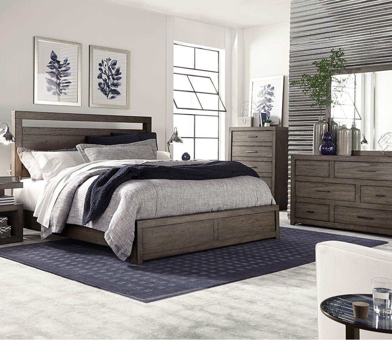 Aspen Home Modern Loft Panel Bed