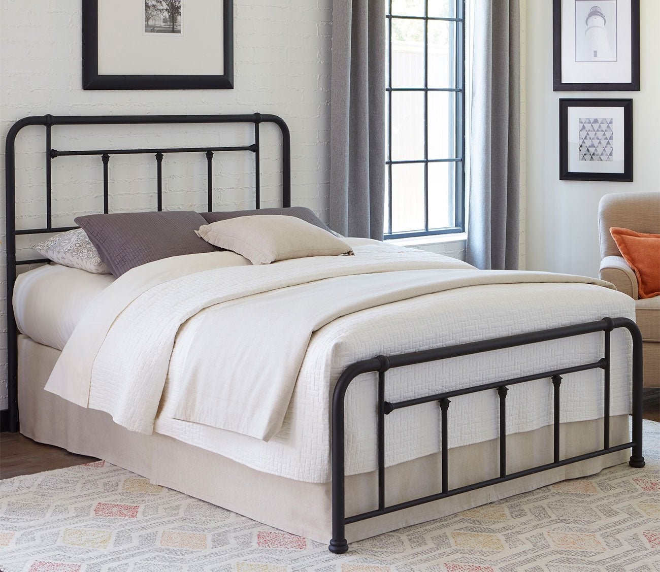 City Mattress Noah Metal Bed